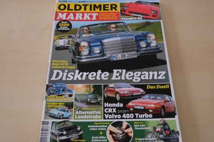 Deckblatt Oldtimer Markt (06/2018)